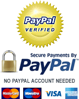 PayPal Verified, Secure Payments, No PayPal Account Needed
